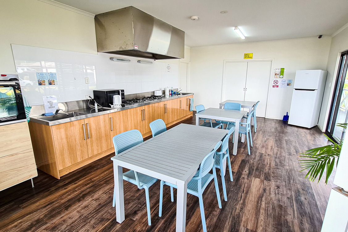 Well maintained camp kitchen facilities | Brighton Beachfront Holiday Park